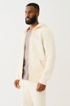METALLIC LOGO ZIP HOODIE, image 4