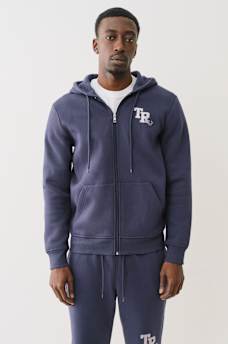 METALLIC LOGO ZIP HOODIE, image 3