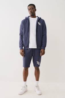 METALLIC LOGO ZIP HOODIE, image 6