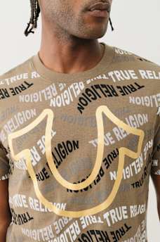 ALLOVER WAVY LOGO TEE, image 2