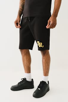 METALLIC LOGO SWEAT SHORT, image 3