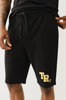 METALLIC LOGO SWEAT SHORT, image 4