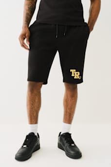 METALLIC LOGO SWEAT SHORT, image 1