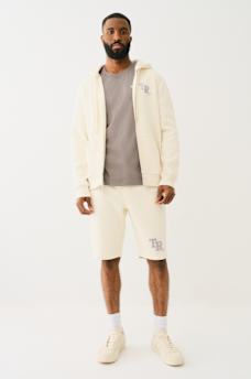 METALLIC LOGO SWEAT SHORT, image 5