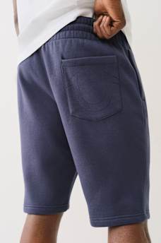 METALLIC LOGO SWEAT SHORT, image 2