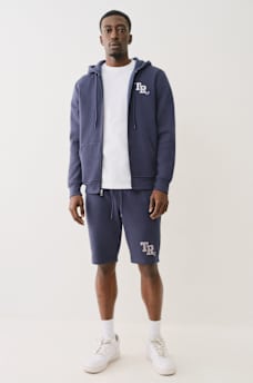 METALLIC LOGO SWEAT SHORT, image 4