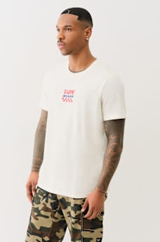 CHECKERED BUDDHA LOGO TEE, image 3