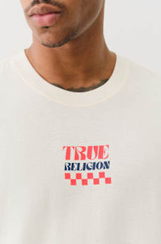 CHECKERED BUDDHA LOGO TEE, image 4