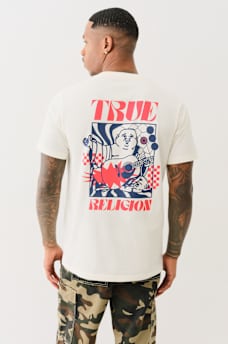 CHECKERED BUDDHA LOGO TEE, image 5