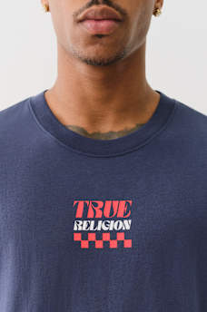 CHECKERED BUDDHA LOGO TEE, image 4