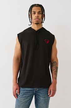 HORSESHOE BOX HOODIE TANK , image 2