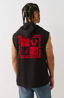 HORSESHOE BOX HOODIE TANK , image 1