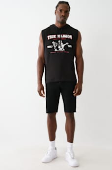 BUDDHA LOGO HOODED TANK TOP, image 5
