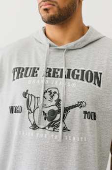 BUDDHA LOGO HOODED TANK TOP, image 2