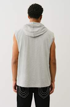 BUDDHA LOGO HOODED TANK TOP, image 4