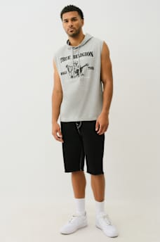 BUDDHA LOGO HOODED TANK TOP, image 5