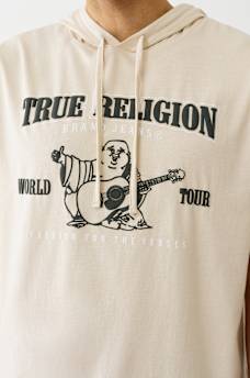 BUDDHA LOGO HOODED TANK TOP, image 4
