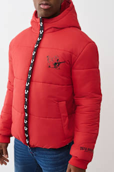 HORSESHOE TRIM PUFFER JACKET, image 2