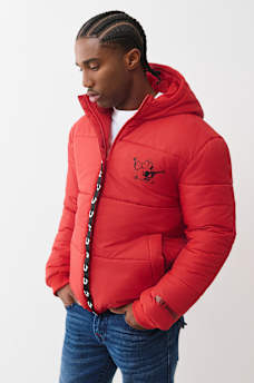 HORSESHOE TRIM PUFFER JACKET, image 3