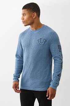 LONG SLEEVE HORSESHOE THERMAL SHIRT, image 2