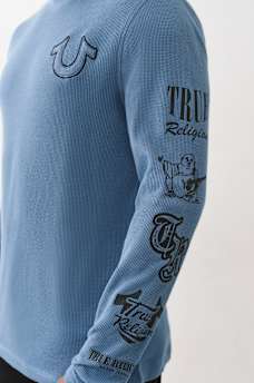 LONG SLEEVE HORSESHOE THERMAL SHIRT, image 1