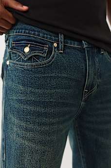 GENO STUDDED HORSESHOE SLIM JEAN, image 4