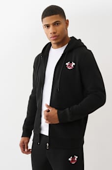 OVERLAY LOGO ZIP HOODIE, image 6