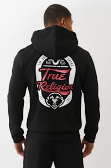 OVERLAY LOGO ZIP HOODIE, image 1
