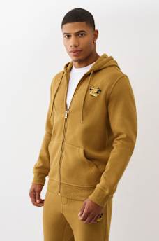 OVERLAY LOGO ZIP HOODIE, image 2