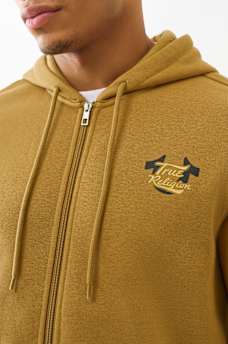 OVERLAY LOGO ZIP HOODIE, image 3