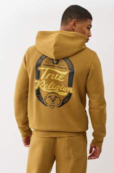 OVERLAY LOGO ZIP HOODIE, image 1
