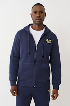 OVERLAY LOGO ZIP HOODIE, image 2