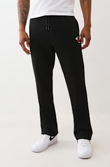 OVERLAY LOGO STRAIGHT LEG SWEATPANT, image 3