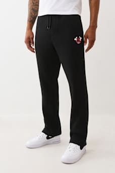 OVERLAY LOGO STRAIGHT LEG SWEATPANT, image 1