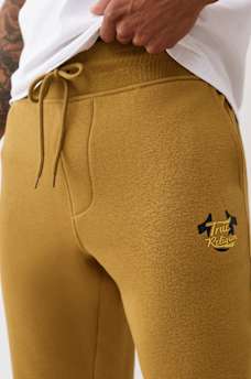 OVERLAY LOGO STRAIGHT LEG SWEATPANT, image 4