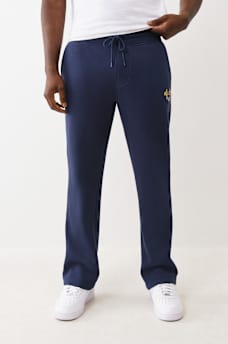 OVERLAY LOGO STRAIGHT LEG SWEATPANT, image 4