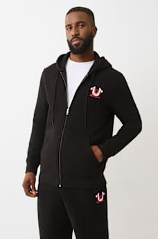BUDDHA CARD ZIP HOODIE, image 3