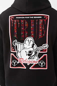 BUDDHA CARD ZIP HOODIE, image 4