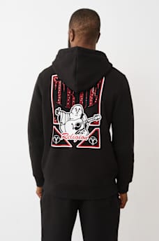 BUDDHA CARD ZIP HOODIE, image 1