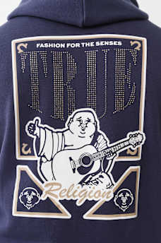 BUDDHA CARD ZIP HOODIE, image 1