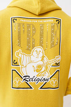 BUDDHA CARD ZIP HOODIE, image 4