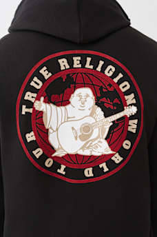 GLOBAL BUDDHA ZIP HOODIE, image 4