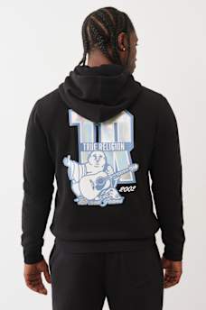 IRIDESCENT LOGO ZIP HOODIE, image 1