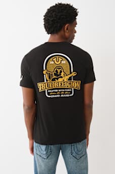 BUDDHA ARCHED LOGO TEE, image 1