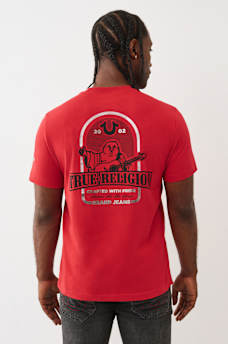 BUDDHA ARCHED LOGO TEE, image 1