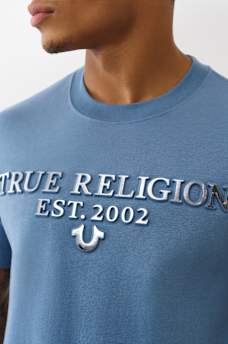 EMBOSSED FOIL LOGO TEE, image 1