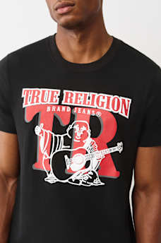 BUDDHA LOGO OVERLAY GRAPHIC TEE, image 2