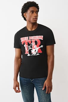 BUDDHA LOGO OVERLAY GRAPHIC TEE, image 1