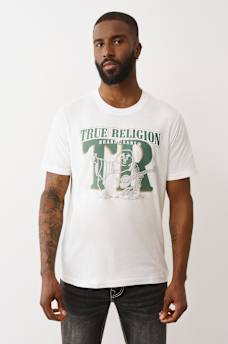 BUDDHA LOGO OVERLAY GRAPHIC TEE, image 1