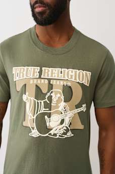BUDDHA LOGO OVERLAY GRAPHIC TEE, image 2
